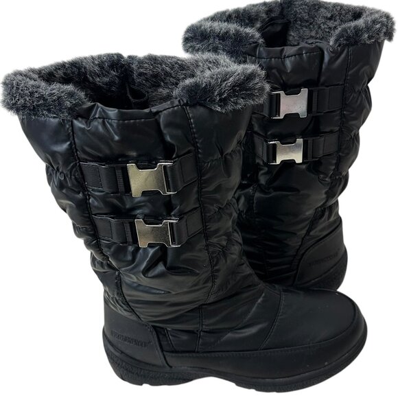 10-239 Black Weatherproof Women's Boots Size 7 - Picture 11 of 11